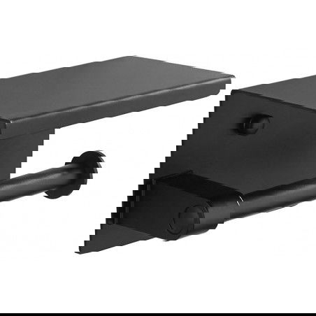 Mexen uchwyt na papier z półką, czarny - 701197-70