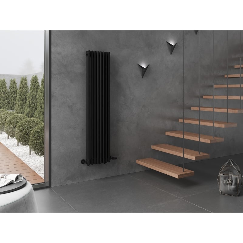 Mexen Denver grzejnik dekoracyjny 1600 x 378 mm, 1487 W, czarny - W215-1600-378-00-70