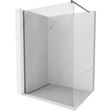 Mexen Kioto ścianka prysznicowa Walk-in 170 x 200 cm, transparent 8 mm, gun metal - 800-170-101-95-00