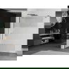 Mexen Kioto ścianka prysznicowa Walk-in 120 x 200 cm, transparent/szron 8 mm, gun metal - 800-120-101-95-35