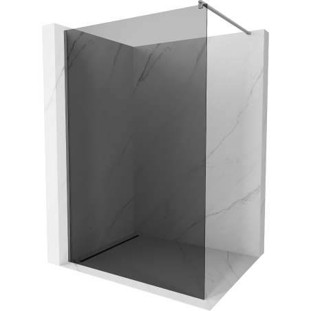 Mexen Kioto ścianka prysznicowa Walk-in 120 x 200 cm, grafit 8 mm, gun metal - 800-120-101-95-40