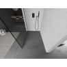 Mexen Kioto ścianka prysznicowa Walk-in 60 x 200 cm, czarna ramka 8 mm, gun metal - 800-060-101-95-70