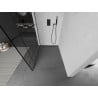 Mexen Kioto ścianka prysznicowa Walk-in 140 x 200 cm, czarny wzór 8 mm, gun metal - 800-140-101-95-78