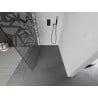 Mexen Kioto ścianka prysznicowa Walk-in 120 x 200 cm, biały wzór 8 mm, gun metal - 800-120-101-95-85