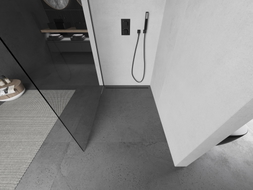 Mexen Kioto L ścianka prysznicowa Walk-in 95 x 200 cm, transparent, gun metal - 800-095-103-95-00