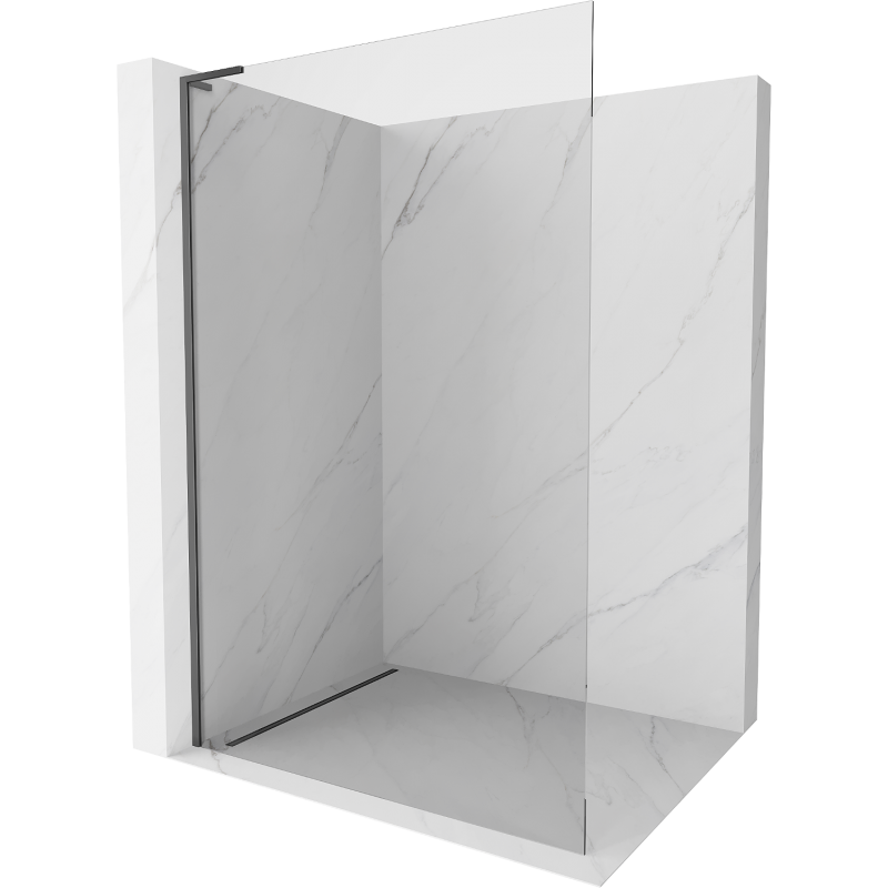 Mexen Kioto L ścianka prysznicowa Walk-in 105 x 200 cm, transparent, gun metal - 800-105-103-95-00