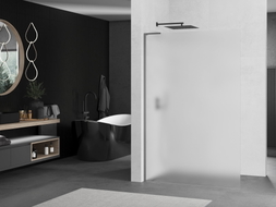 Mexen Kioto L ścianka prysznicowa Walk-in 120 x 200 cm, szron, gun metal - 800-120-103-95-30