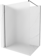 Mexen Kioto ścianka prysznicowa Walk-in 70 x 200 cm, szron 8 mm, gun gray szczotkowany - 800-070-101-66-30