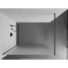 Mexen Kioto ścianka prysznicowa Walk-in 80 x 200 cm, szron 8 mm, gun gray szczotkowany - 800-080-101-66-30