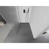 Mexen Kioto ścianka prysznicowa Walk-in 90 x 200 cm, szron 8 mm, gun gray szczotkowany - 800-090-101-66-30