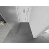 Mexen Kioto ścianka prysznicowa Walk-in 70 x 200 cm, szron 8 mm, nikiel szczotkowany - 800-070-101-97-30