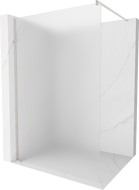 Mexen Kioto ścianka prysznicowa Walk-in 110 x 200 cm, szron 8 mm, nikiel szczotkowany - 800-110-101-97-30