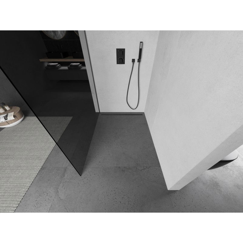 Mexen Kioto L ścianka prysznicowa Walk-in 100 x 200 cm, grafit, gun metal - 800-100-103-95-40