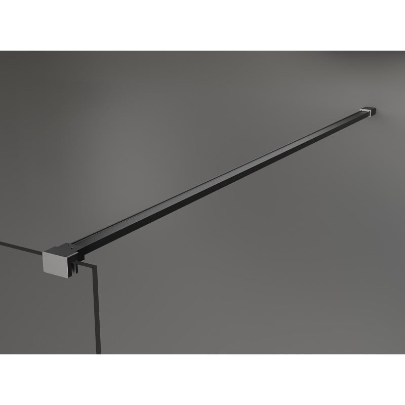 Mexen Kioto ścianka prysznicowa Walk-in 135 x 200 cm, transparent 8 mm, gun metal - 800-135-101-95-00