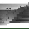 Mexen Kioto ścianka prysznicowa wolnostojąca 100 x 200 cm, transparent/szron 8 mm, gun metal - 800-100-002-95-35