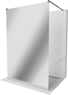 Mexen Kioto ścianka prysznicowa wolnostojąca 120 x 200 cm, lustro 8 mm, gun metal - 800-120-002-95-50