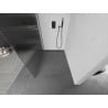 Mexen Kioto ścianka prysznicowa Walk-in 70 x 200 cm, prążki 8 mm, gun gray szczotkowany - 800-070-101-66-09