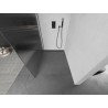 Mexen Kioto ścianka prysznicowa Walk-in 70 x 200 cm, prążki 8 mm, gun metal - 800-070-101-95-09