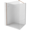 Mexen Kioto ścianka prysznicowa Walk-in 70 x 200 cm, prążki 8 mm, miedź szczotkowana - 800-070-101-65-09