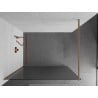 Mexen Kioto ścianka prysznicowa Walk-in 70 x 200 cm, prążki 8 mm, miedź szczotkowana - 800-070-101-65-09