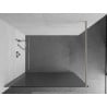 Mexen Kioto ścianka prysznicowa Walk-in 70 x 200 cm, prążki 8 mm, nikiel szczotkowany - 800-070-101-97-09