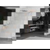 Mexen Kioto-R ścianka prysznicowa zaokrąglona Walk-in 90 x 200 cm, transparent 8 mm, miedź szczotkowana - 800-090-101-65-06