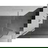 Mexen Kioto-R ścianka prysznicowa zaokrąglona Walk-in 150 x 200 cm, transparent 8 mm, nikiel szczotkowany - 800-150-101-97-06