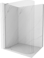 Mexen Kioto-R L ścianka prysznicowa zaokrąglona Walk-in 90 x 200 cm, transparent, chrom - 800-090-103-01-06