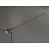 Mexen Kioto ścianka prysznicowa Walk-in 60 x 200 cm, czarna ramka 8 mm, złota - 800-060-101-50-70