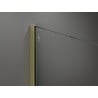 Mexen Kioto ścianka prysznicowa Walk-in 100 x 200 cm, czarna kratka 8 mm, złota - 800-100-101-50-77