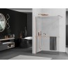 Mexen Kioto+ ścianka prysznicowa z półką Walk-in 75 x 200 cm, transparent, miedź szczotkowana - 800-075-121-65-00