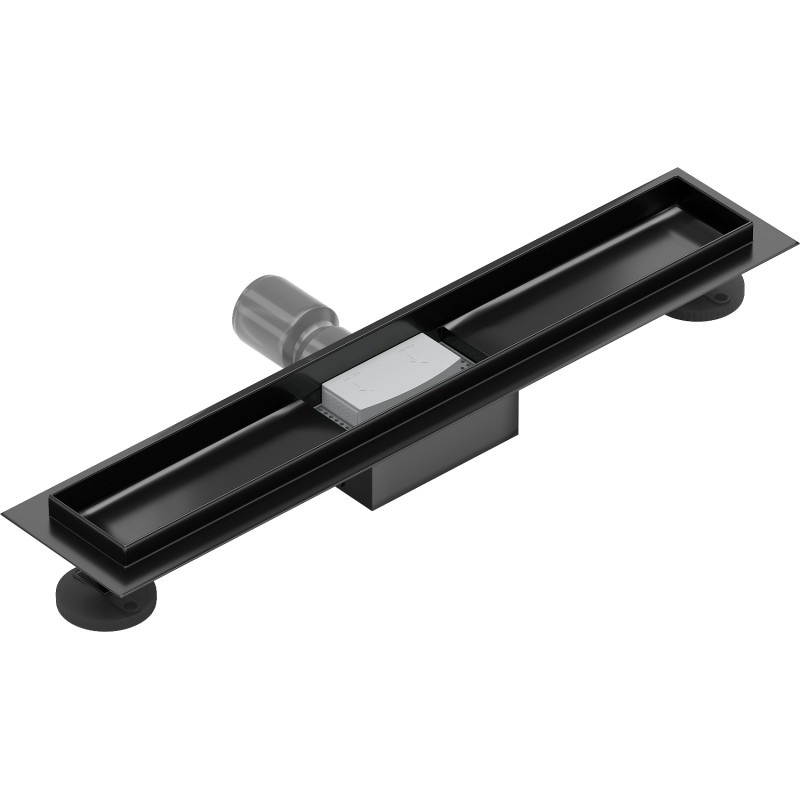 Mexen Flat korpus do odpływu liniowego 50 cm, czarny - 1715050