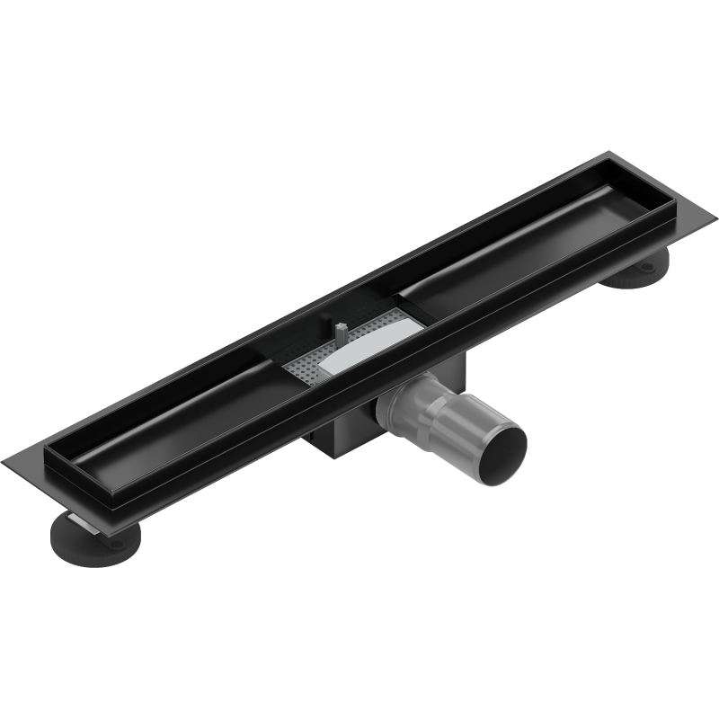 Mexen Flat korpus do odpływu liniowego 60 cm, czarny - 1715060
