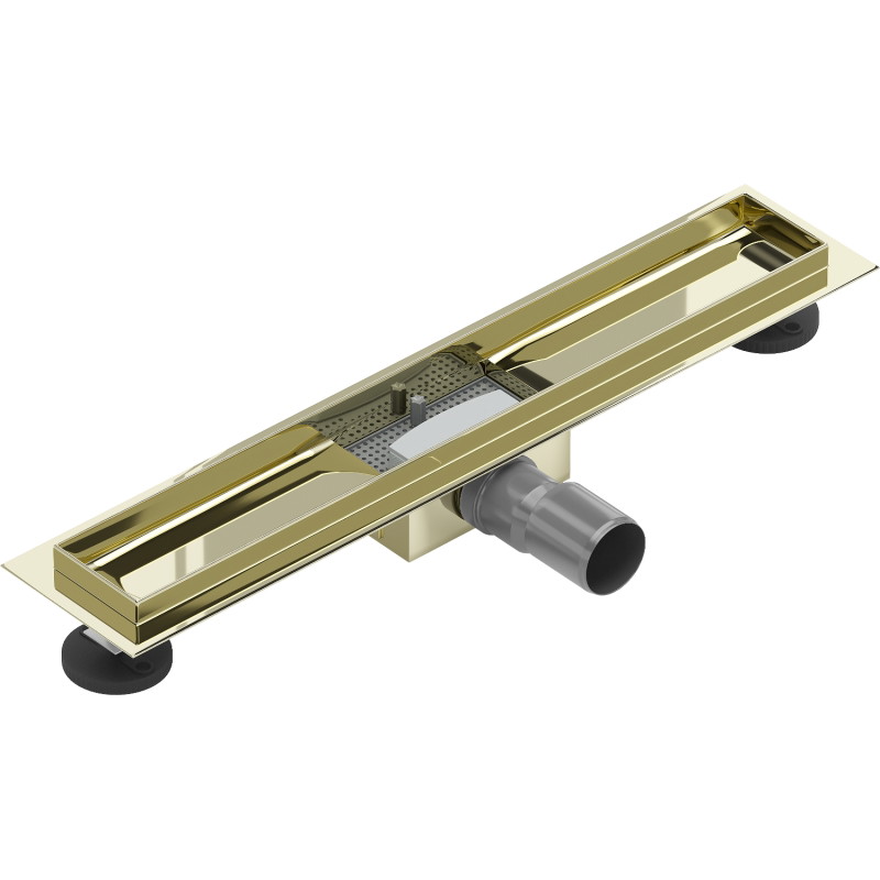 Mexen Flat korpus do odpływu liniowego 50 cm, złoty - 1515050