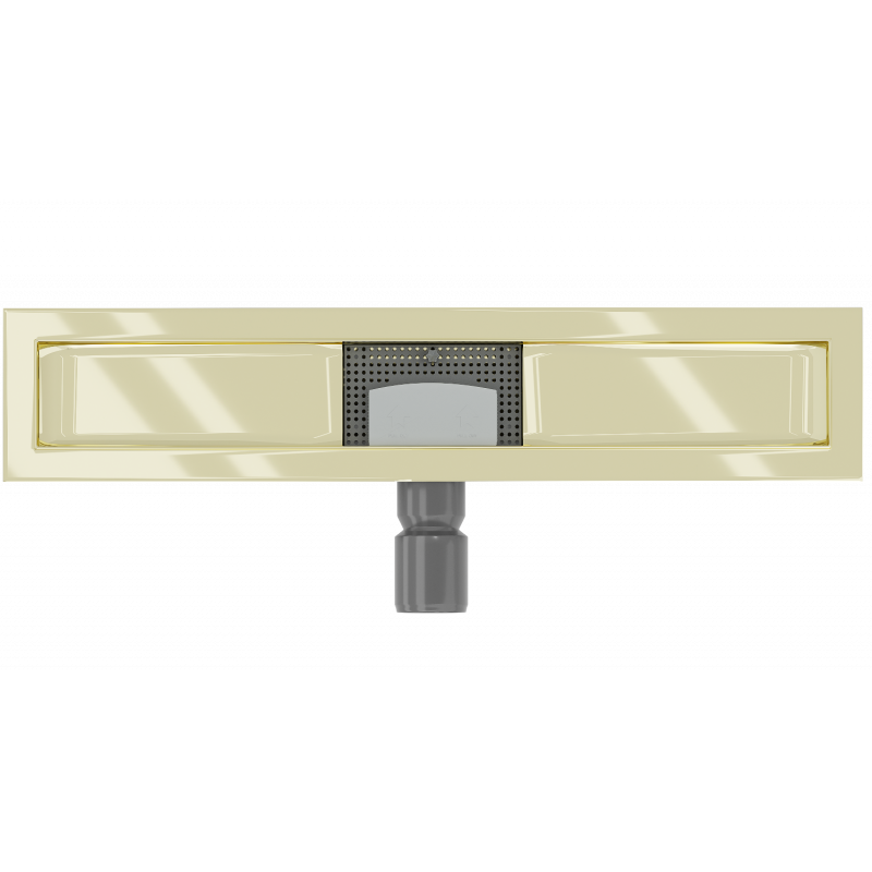 Mexen Flat korpus do odpływu liniowego 60 cm, złoty - 1515060