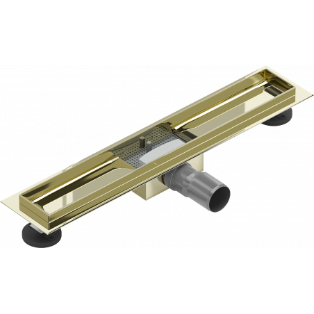 Mexen Flat korpus do odpływu liniowego 60 cm, złoty - 1515060