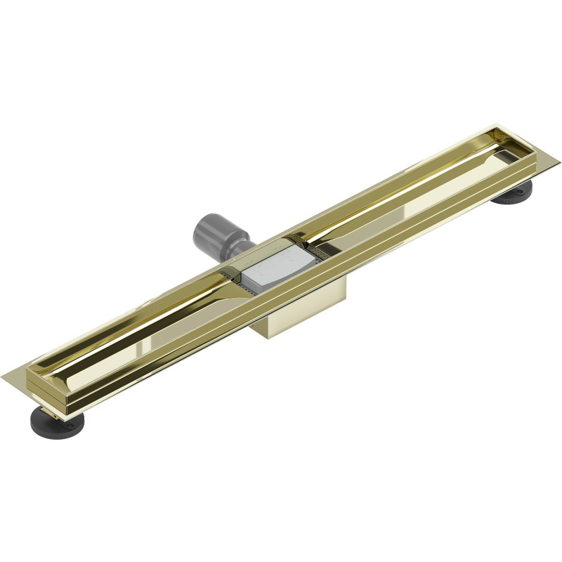 Mexen Flat korpus do odpływu liniowego 70 cm, złoty - 1515070