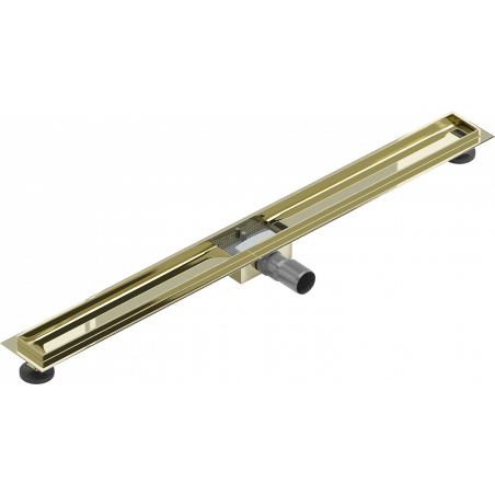 Mexen Flat korpus do odpływu liniowego 100 cm, złoty - 1515100