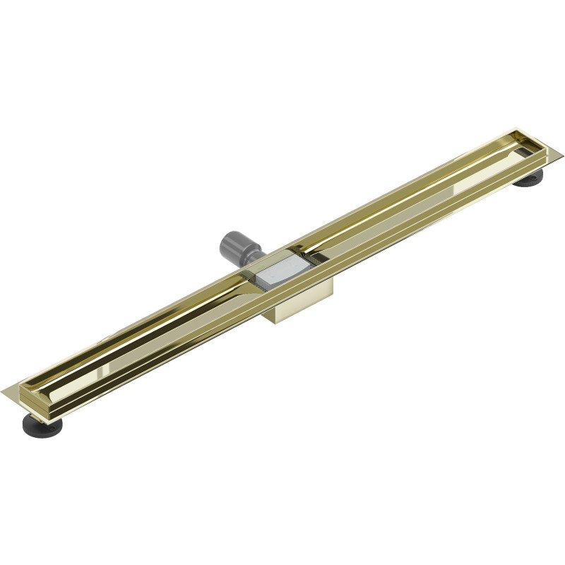 Mexen Flat korpus do odpływu liniowego 100 cm, złoty - 1515100