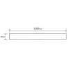 Mexen Flat M03 maskownica do odpływu liniowego 100 cm, inox - 1022100