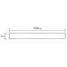 Mexen Flat M22 maskownica do odpływu liniowego 100 cm, inox - 1029100