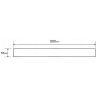 Mexen Flat M13 maskownica 2w1 do odpływu liniowego 90 cm, czarna - 1719090