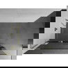 Mexen Kioto+ L ścianka prysznicowa z półką Walk-in 90 x 200 cm, transparent, złota - 800-090-123-50-00