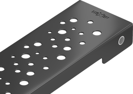 Mexen Flat M12 maskownica do odpływu liniowego 100 cm, czarna - 1721100