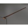 Mexen Kioto ścianka prysznicowa Walk-in 90 x 200 cm, czarna kratka 8 mm, różowe złoto - 800-090-101-60-77