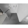 Mexen Kioto+ L ścianka prysznicowa z półką Walk-in 80 x 200 cm, szron, chrom - 800-080-123-01-30