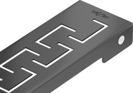 Mexen Flat M15 maskownica do odpływu liniowego 50 cm, czarna - 1724050