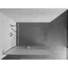 Mexen Kioto+ L ścianka prysznicowa z półką Walk-in 70 x 200 cm, szron, chrom - 800-070-123-01-30