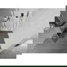 Mexen Kioto+ L ścianka prysznicowa z półką Walk-in 80 x 200 cm, transparent/szron, czarna - 800-080-123-70-35