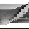 Mexen Kioto+ L ścianka prysznicowa z półką Walk-in 70 x 200 cm, transparent/szron, miedź szczotkowana - 800-070-123-65-35